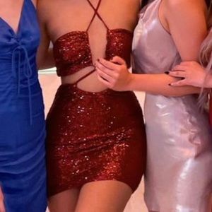 Endless nights sequin mini dress